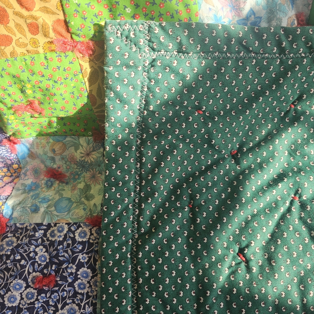 Vibrant Multicolor Patchwork Quilt - Picture 7 of 10